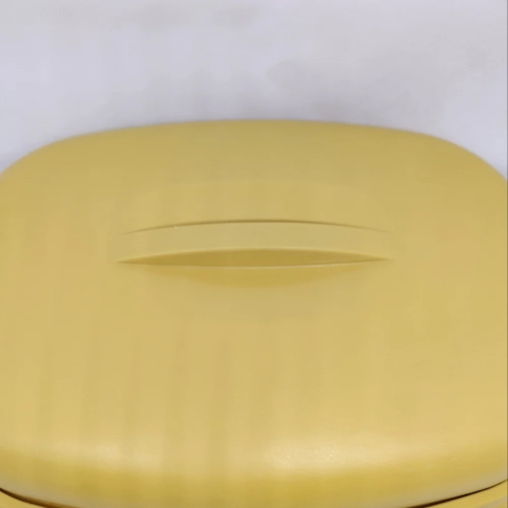 Vintage Tupperware Harvest Gold Microwave‎ Vegetable Steamer